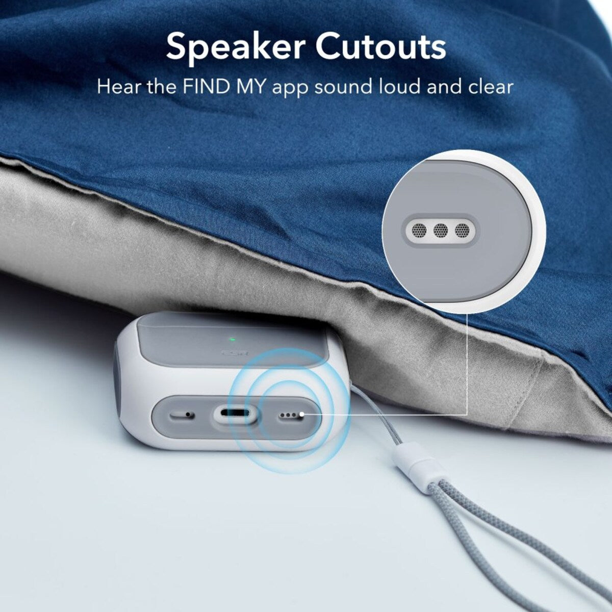 Futrola ESR Orbit Hybrid za Apple Airpods Pro 3, Bijela