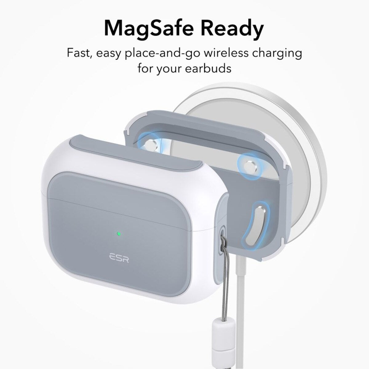 Futrola ESR Orbit Hybrid za Apple Airpods Pro 3, Bijela