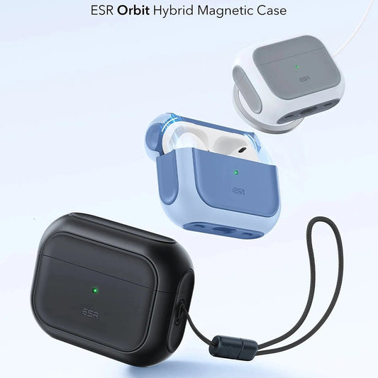 Futrola ESR Orbit Hybrid za Apple Airpods Pro 3, Crna, Ponovno zapakirana
