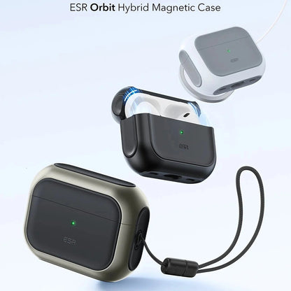 Futrola ESR Orbit Hybrid za Apple AirPods Pro 3, Siva