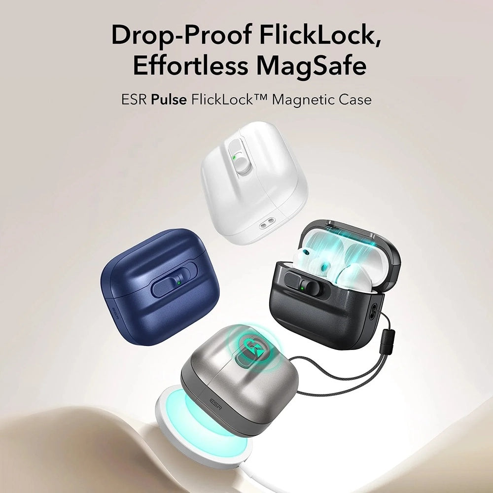 Futrola ESR Pulse Magnetic FlickLock za Apple AirPods Pro 3, Bijela