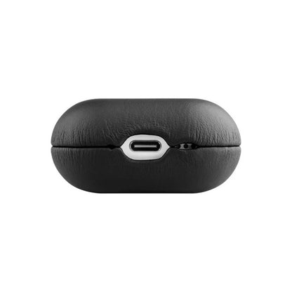 Futrola Fixed PodsLeather za Apple AirPods 4, Crna