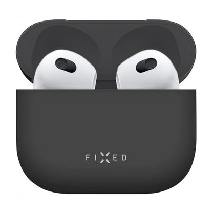 Futrola Fixed Silky za Apple AirPods 4, Crna