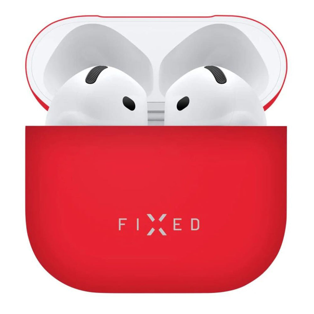 Futrola Fixed Silky za Apple AirPods 4, Crvena