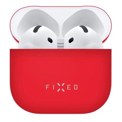Futrola Fixed Silky za Apple AirPods 4, Crvena