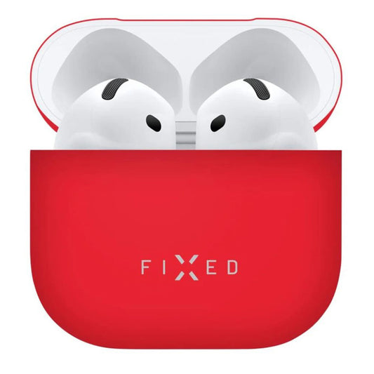 Futrola Fixed Silky za Apple AirPods 4, Crvena