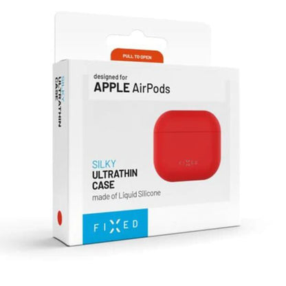 Futrola Fixed Silky za Apple AirPods 4, Crvena
