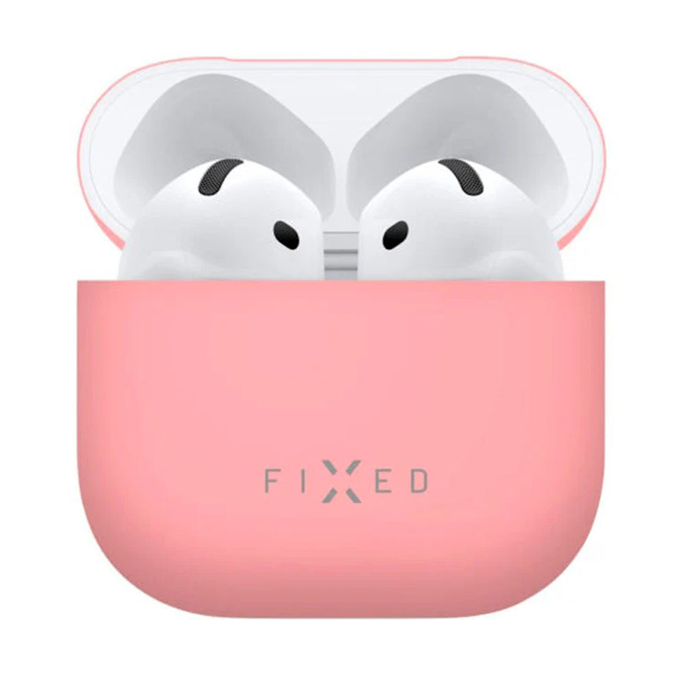 Futrola Fixed Silky za Apple AirPods 4, Roza
