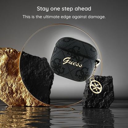 Futrola Guess 4G Charm za Apple AirPods 4, Smeđa