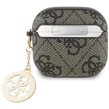 Futrola Guess 4G Strass Charm za Apple AirPods 4, Smeđa