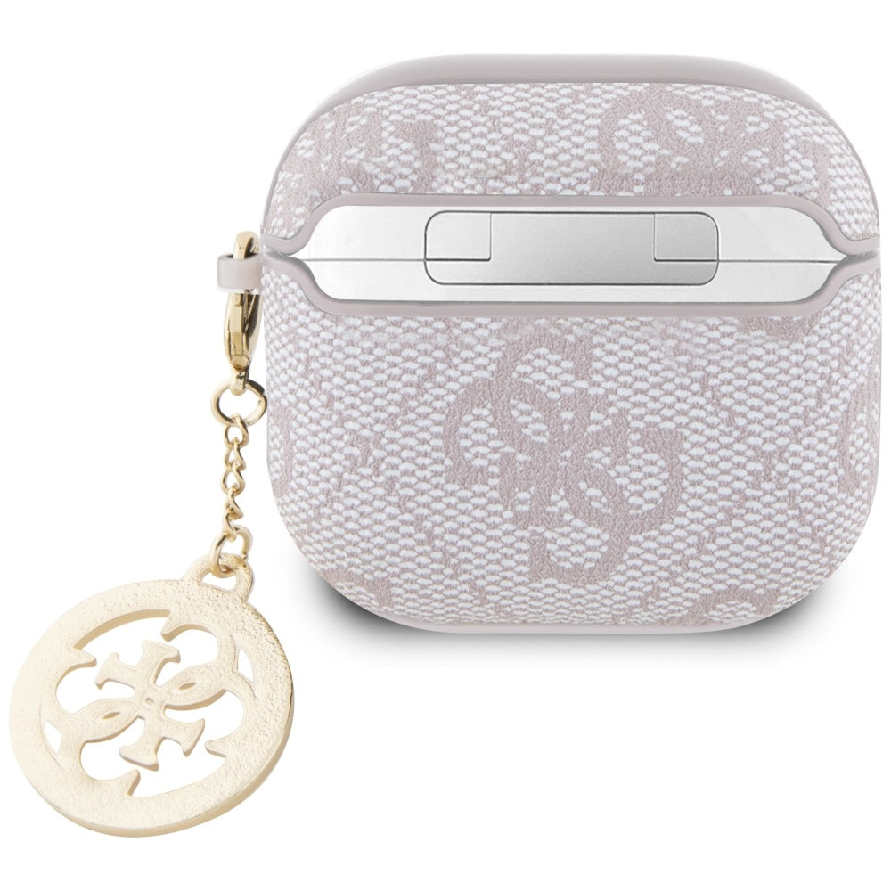 Futrola Guess 4G Strass Charm za Apple AirPods 4, Roza