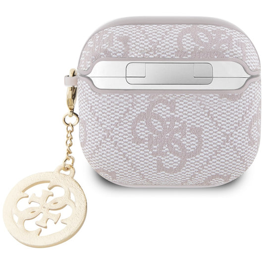 Futrola Guess 4G Strass Charm za Apple AirPods 4, Roza