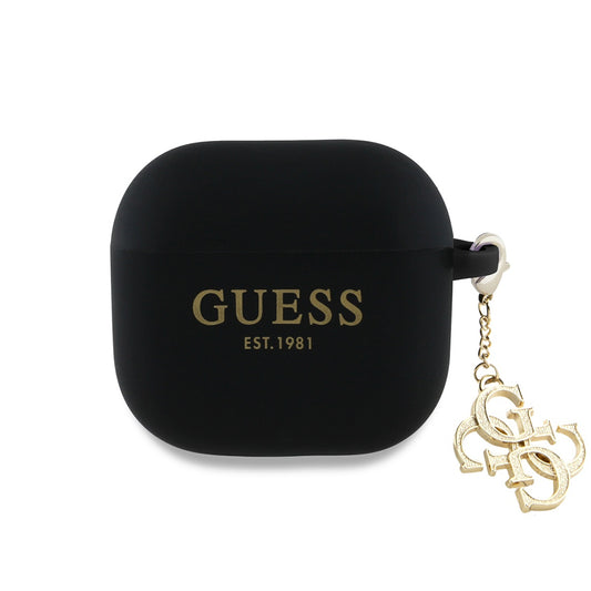 Futrola Guess W/4G Charm za Apple AirPods 4, Crna