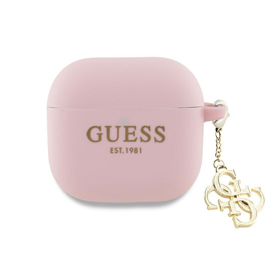 Futrola Guess W/4G Charm za Apple AirPods 4, Roza