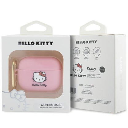 Futrola Hello Kitty 3D Kitty Head za Apple AirPods Pro 2, Roza