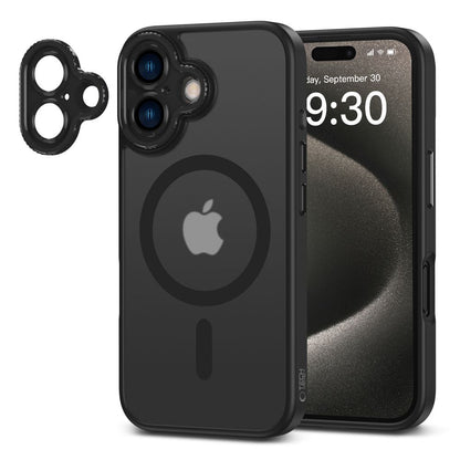 Futrola MagSafe za Apple iPhone 16, Tech-Protect, Magcam, Crna