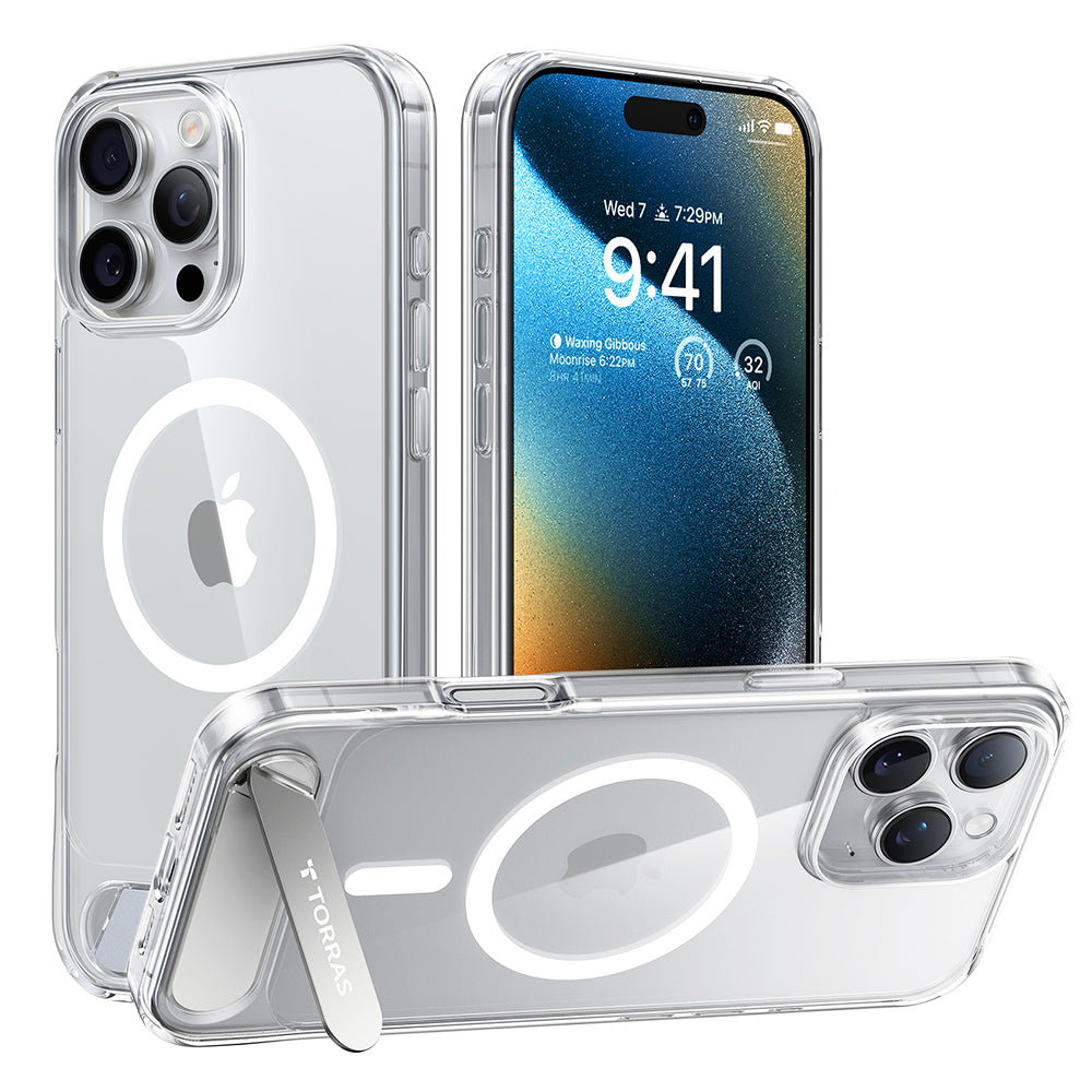 MagSafe futrola za Apple iPhone 16 Pro, Torras, Pstand, Prozirna
