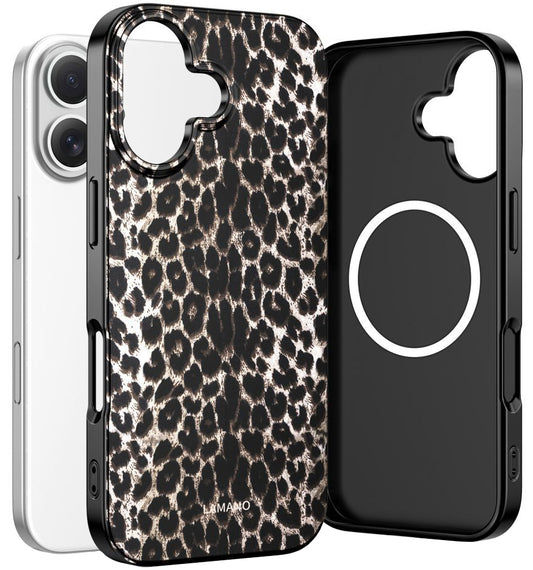Futrola MagSafe za Apple iPhone 17, Tech-Protect, Lamano Leopard, Crna 