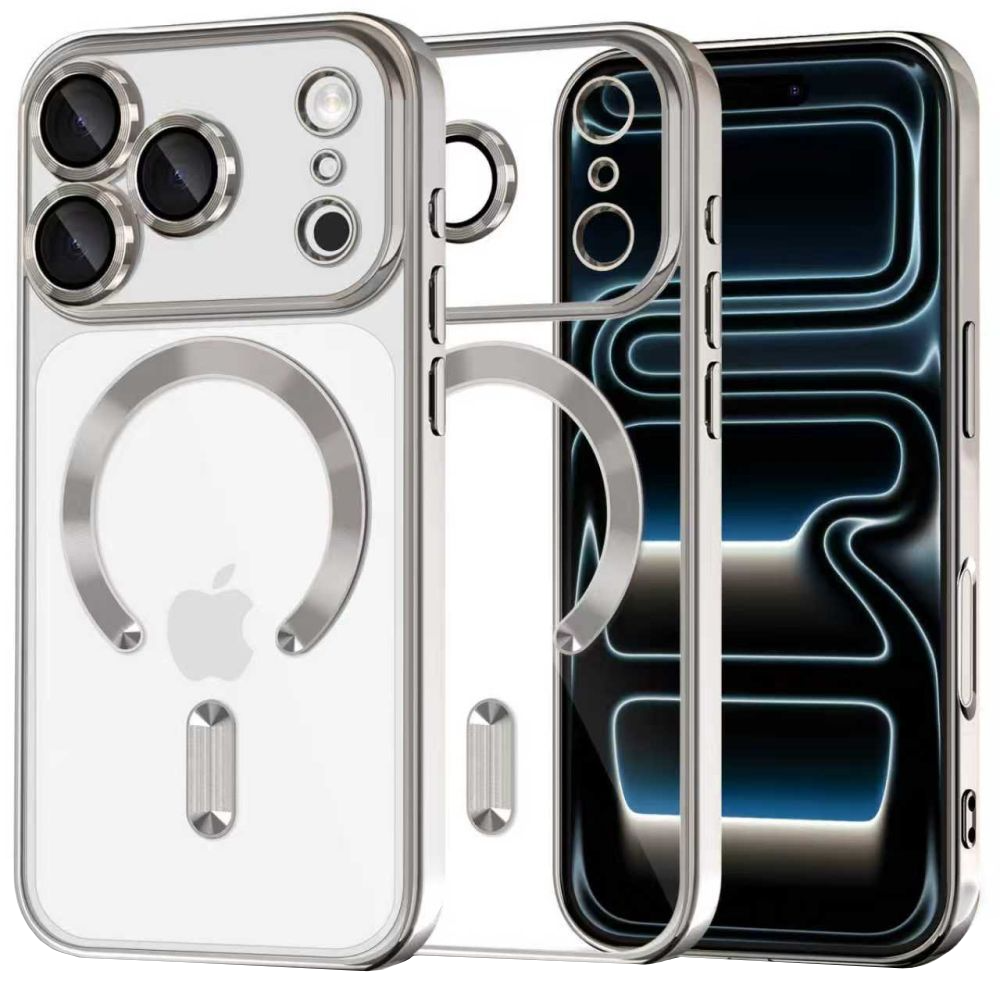 Futrola MagSafe za Apple iPhone 17 Pro, Tech-Protect, Magflex, Srebrna