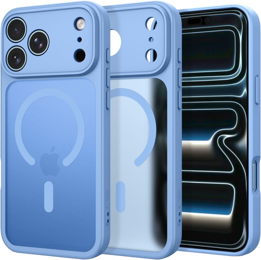 MagSafe maska za Apple iPhone 18 Pro / 17 Pro, Tech-Protect, BasicMag, Mat Plava