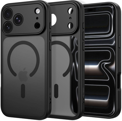 MagSafe maska za Apple iPhone 18 Pro / 17 Pro, Tech-Protect, BasicMag, Crna Mat