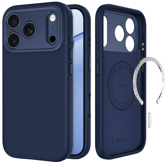 MagSafe maskica za Apple iPhone 18 Pro / 17 Pro, Tech-Protect, Uniq CC, Tamnoplava
