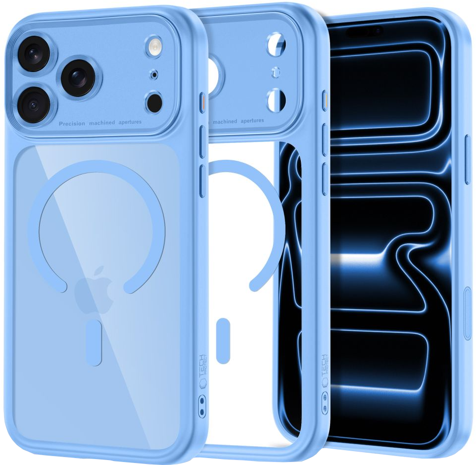 MagSafe futrola za Apple iPhone 18 Pro Max / 17 Pro Max, Tech-Protect, MagPeak CC, Plava
