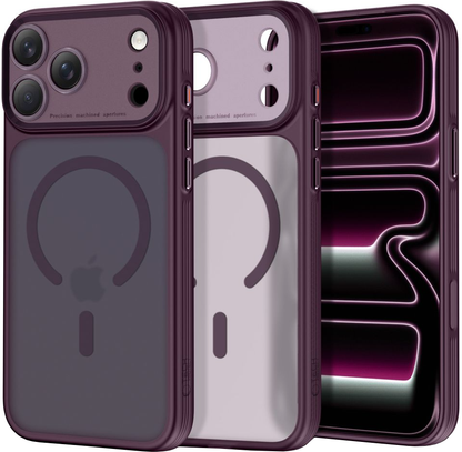MagSafe futrola za Apple iPhone 18 Pro Max / 17 Pro Max, Tech-Protect, MagPrime CC, Mat Tamnocrvena