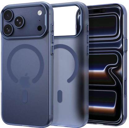 MagSafe maska za Apple iPhone 18 Pro Max / 17 Pro Max, Tech-Protect, MagZero, Mat Tamnoplava