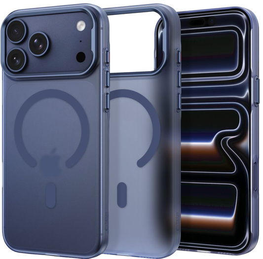 MagSafe maska za Apple iPhone 18 Pro Max / 17 Pro Max, Tech-Protect, MagZero, Mat Tamnoplava