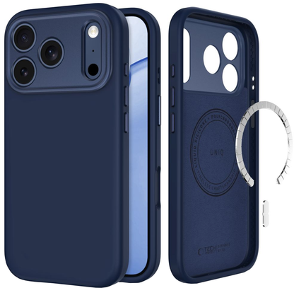 MagSafe maska za Apple iPhone 18 Pro Max / 17 Pro Max, Tech-Protect, Uniq CC, Tamnoplava
