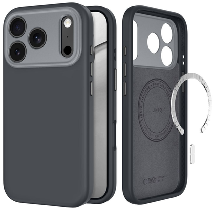 MagSafe maska za Apple iPhone 18 Pro Max / 17 Pro Max, Tech-Protect, Uniq CC, Siva
