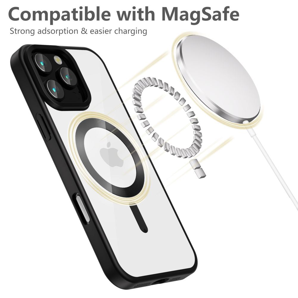 Futrola MagSafe za Apple iPhone 16 Pro, Tech-Protect, Magflex Satin, Crna