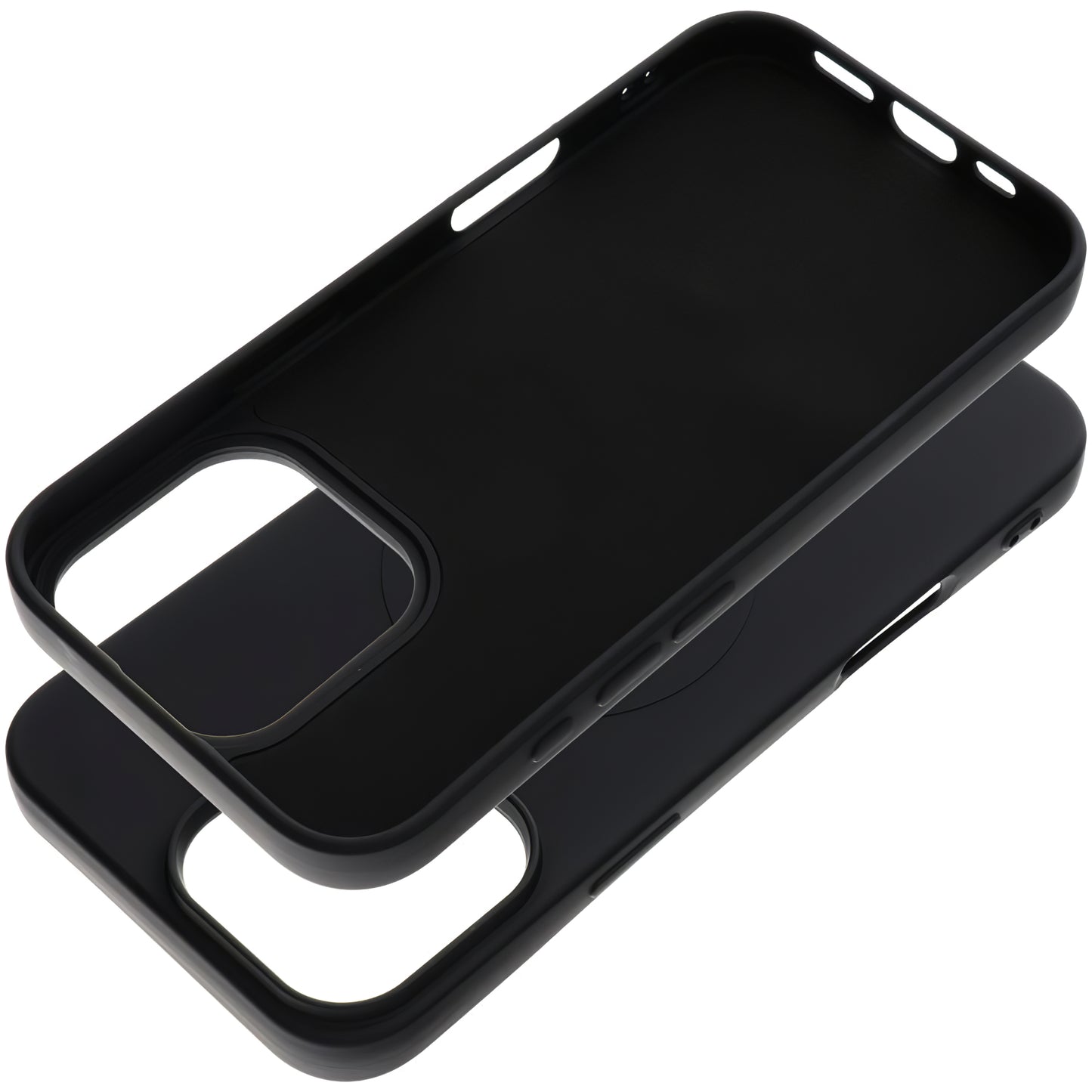 MagSafe maska za Apple iPhone 16 Pro Max, OEM, Silicone Mag (Big Hole), Crna