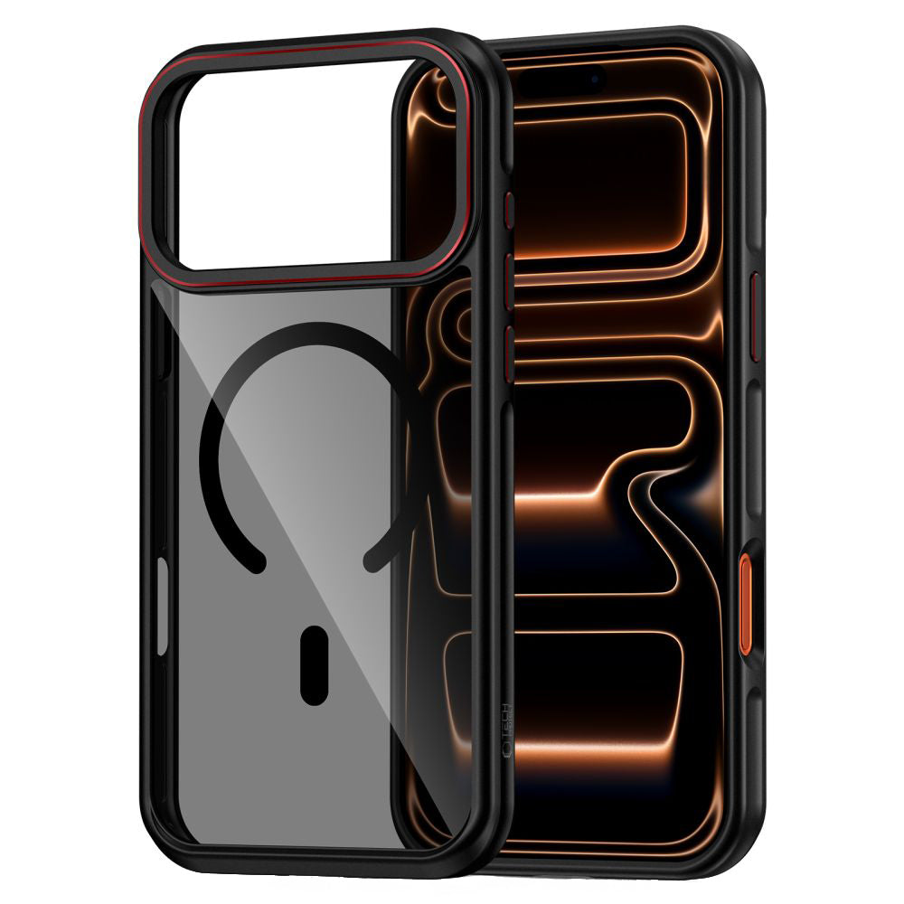 Futrola MagSafe za Apple iPhone 17 Pro Max, Tech-Protect, Maghybrid, Crna
