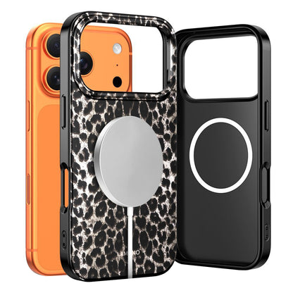 MagSafe futrola za Apple iPhone 17 Pro, Tech-Protect, Lamano Leopard, Crna