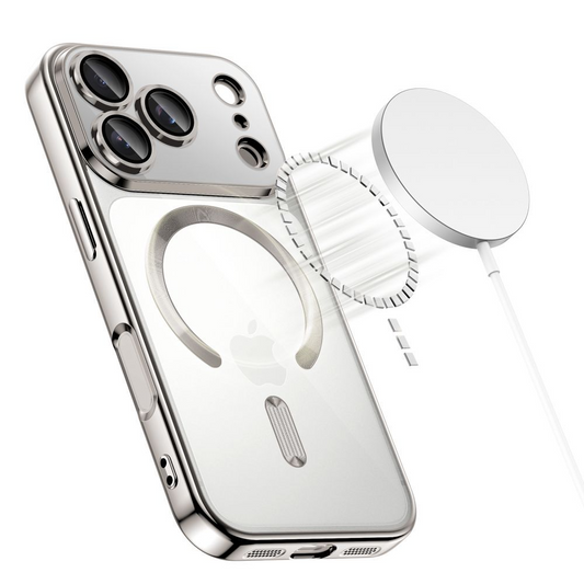Futrola MagSafe za Apple iPhone 17 Pro, Tech-Protect, Magflex, Srebrna