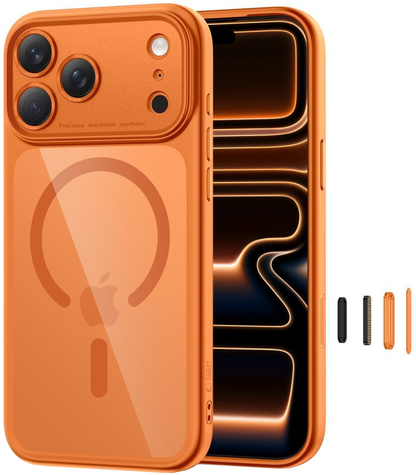 Futrola MagSafe za Apple iPhone 17 Pro, Tech-Protect, MagPeak, Narančasta