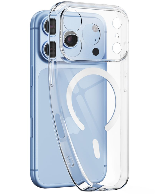 MagSafe maska za Apple iPhone 18 Pro / 17 Pro, Tech-Protect, Flexair, Prozirna
