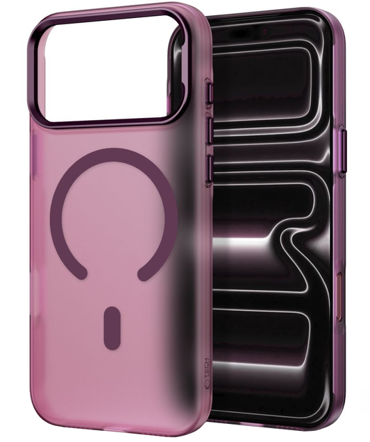 MagSafe futrola za Apple iPhone 18 Pro / 17 Pro, Tech-Protect, MagZero, Mat Tamnocrvena