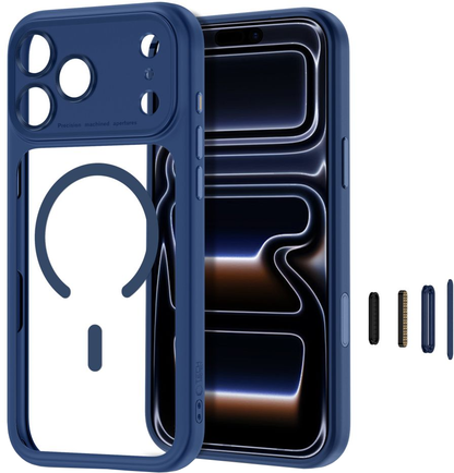 MagSafe futrola za Apple iPhone 18 Pro Max / 17 Pro Max, Tech-Protect, MagPeak CC, Tamnoplava