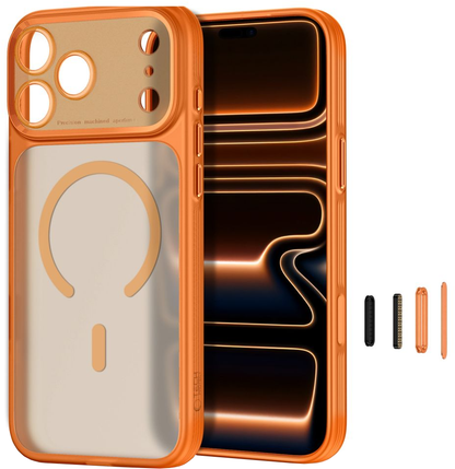 MagSafe futrola za Apple iPhone 18 Pro Max / 17 Pro Max, Tech-Protect, MagPrime CC, Mat Narančasta