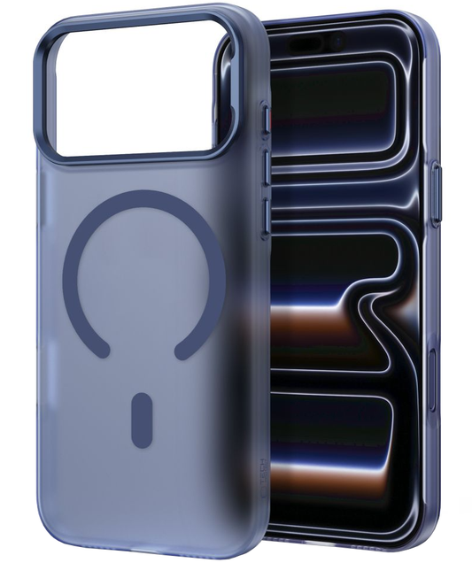 MagSafe maska za Apple iPhone 18 Pro Max / 17 Pro Max, Tech-Protect, MagZero, Mat Tamnoplava