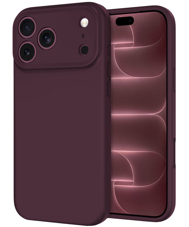 MagSafe maskica za Apple iPhone 18 Pro / 17 Pro, Tech-Protect, silikonska, bordo crvena