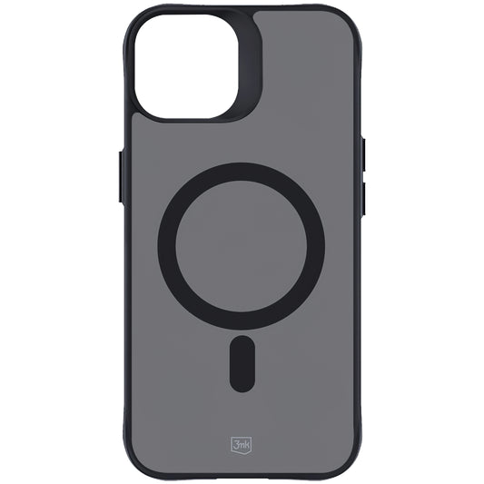 MagSafe futrola za Apple iPhone 15, 3MK, Smoke MagCase, Crna