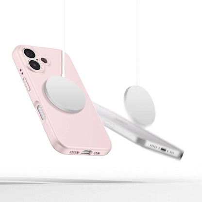 Futrola MagSafe za Apple iPhone 16e, Tech-Protect, Liquid Silicone, Roza