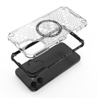 MagSafe maskica za Apple iPhone 16, Techsuit, HoneyComb Shield, Plava