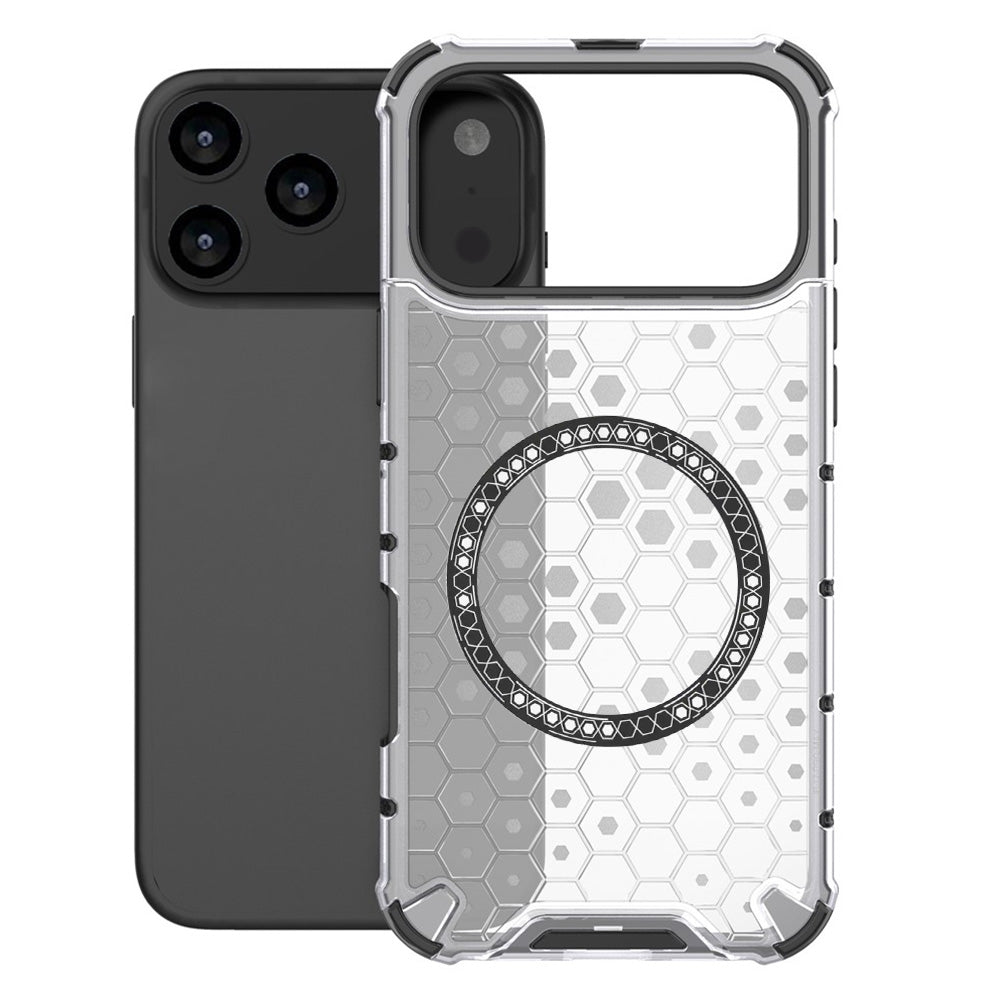 Futrola MagSafe za Apple iPhone 17 Pro Max, Techsuit, HoneyComb Shield, Bijela