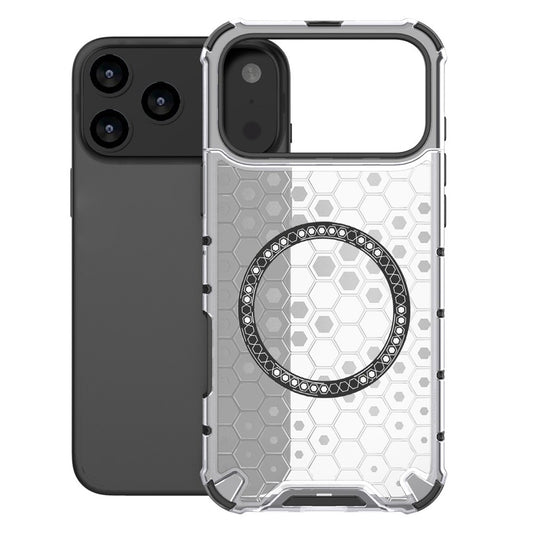 Futrola MagSafe za Apple iPhone 17 Pro Max, Techsuit, HoneyComb Shield, Bijela