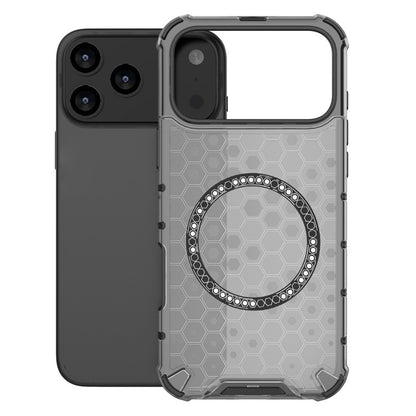 MagSafe futrola za Apple iPhone 17 Pro, Techsuit, HoneyComb Shield, Crna